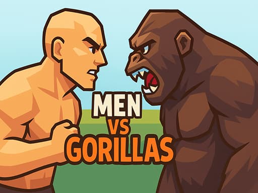 men vs gorillas