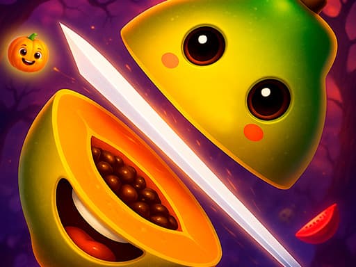 halloween fruit slice