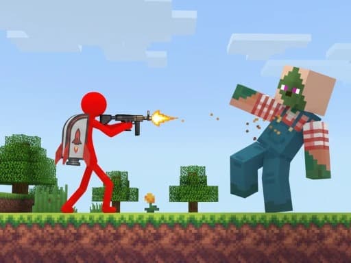 red stickman vs craftmans 2